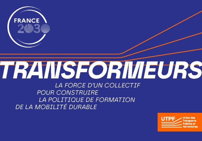 Le projet UTPF visant à attirer vers le secteur des transports publics et ferroviaires et bâtir les outils de formation adaptés à l’évolution de ses métiers.